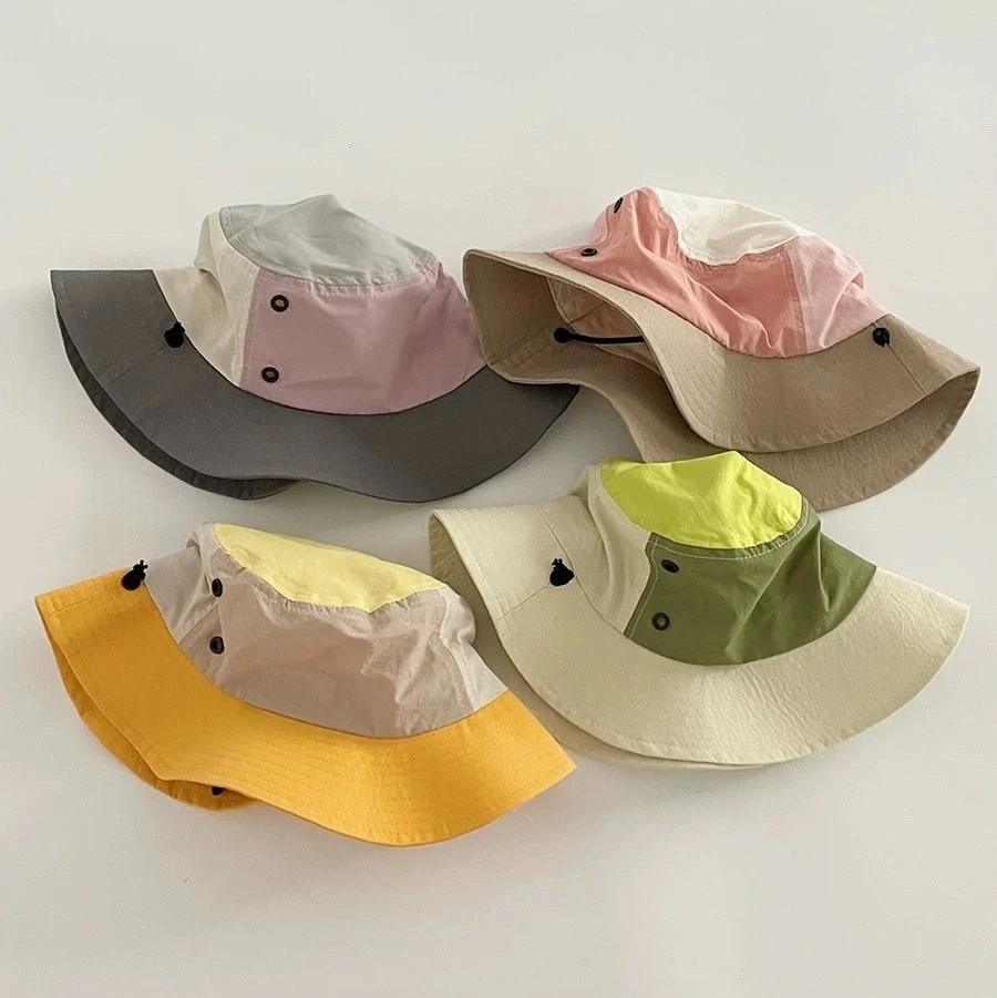 Topi baldi colorblock