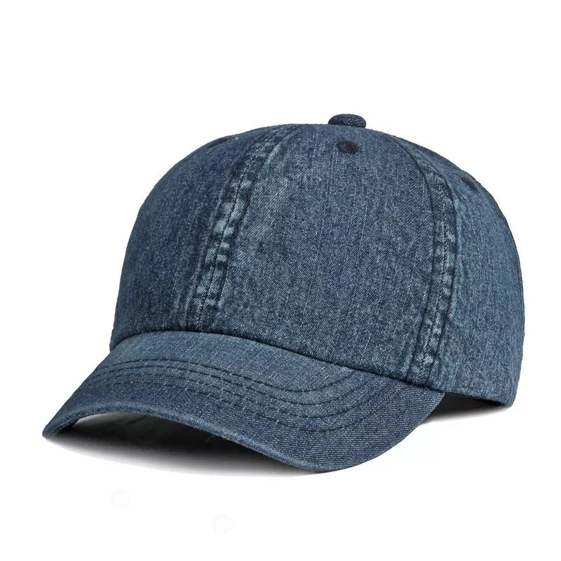 Plain Denim Baseball Cap