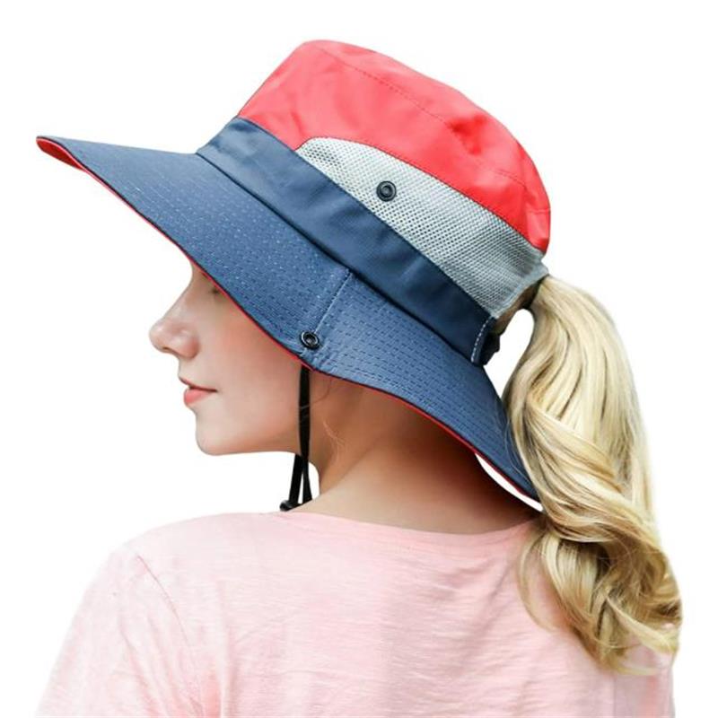 Ponytail Sun Hat With Uv Protection Ponytail Sun Hat With Uv Protection