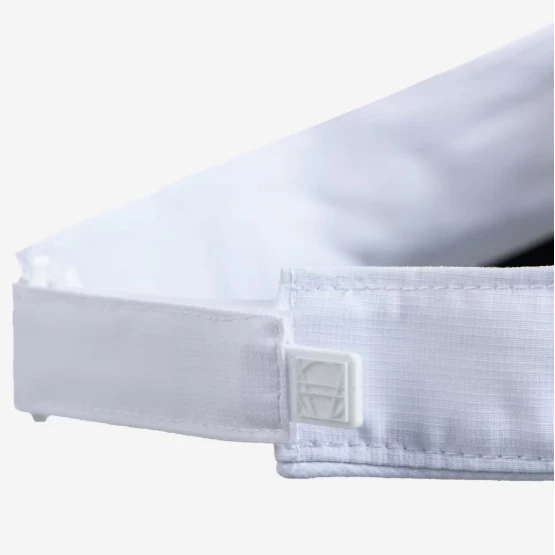 White tennis Visor Velcro