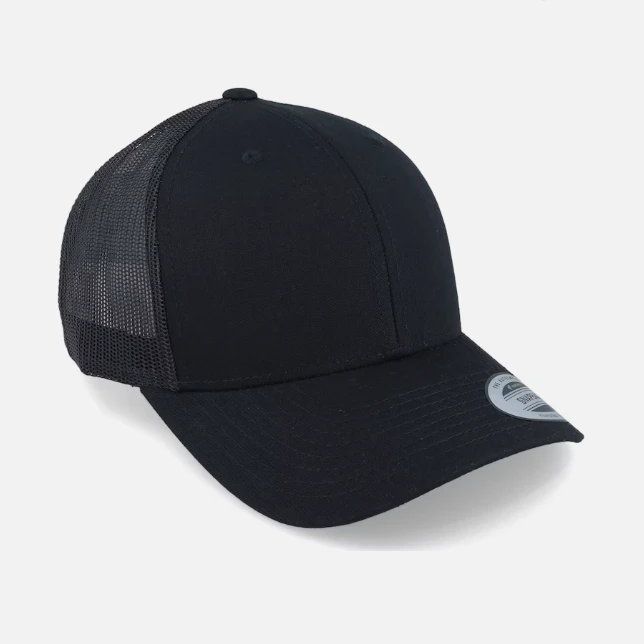 Vintage Black Snapback Trucker Hat